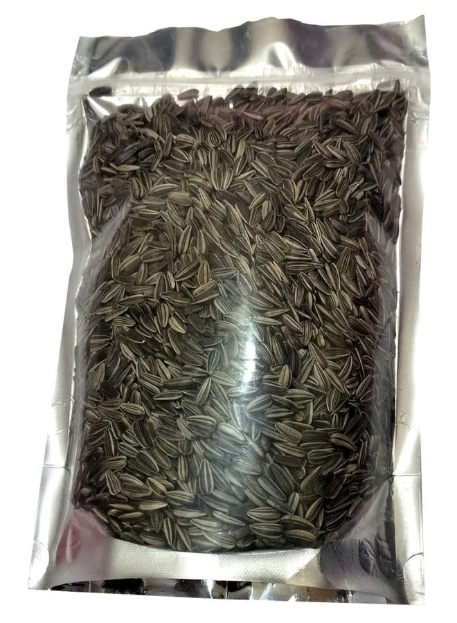 PMK Striped Sunflower Seed - 900g, Birds Food for Conures, Lovebirds, Cockatiels, African Grey, Macaws, Cockatoo,Parakeets, Parrots and Exotic Birds Ingredients, Nutrient-Rich Birds Food, Pack of 1 - Image 1